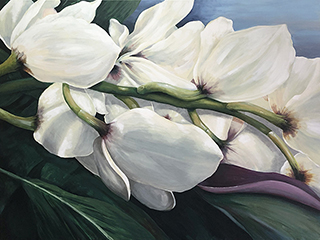 Windswept Floral by Sandra Blazel