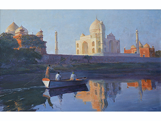 Taj Mahal by Fred  Salmon