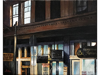Chinatown Geometry II (N. Hotel) by Sandra Blazel