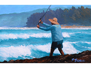 North Shore Fisherman by Patrick Doell