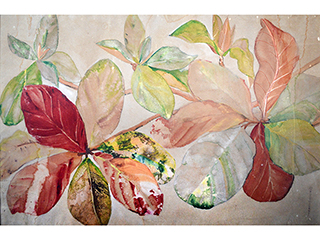 Big Leaves by Mary  Wherry