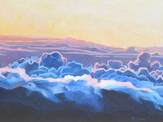 Clouds and Sunset by T Dudley