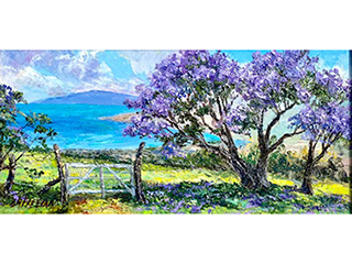 Jacaranda Heaven, Kula Park by Betty Hay Freeland (1941-2023)