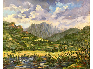 Kawai Nui - Maunawili Valley by David Luchak