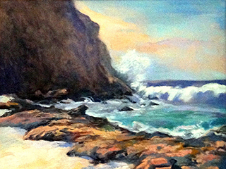 West Maui Shorebreak by Warren Stenberg